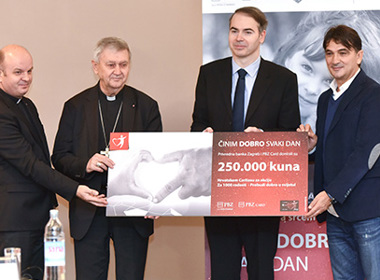 PBZ Grupa donirala 250.000 kuna programu  Hrvatskog Caritasa