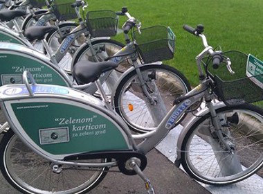 Korištenje gradskih bicikala