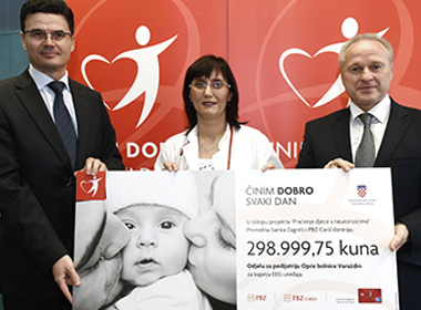PBZ grupa donirala 300.000 kuna Općoj bolnici Varaždin