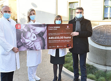 PBZ Grupa donirala KBC-u Sestre milosrdnice suvremeni UZV uređaj za bolje liječenje malenih pacijenata