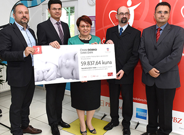 PBZ grupa donirala 59.837 kuna Specijalnoj bolnici za zaštitu djece s neurorazvojnim i motoričkim smetnjama
