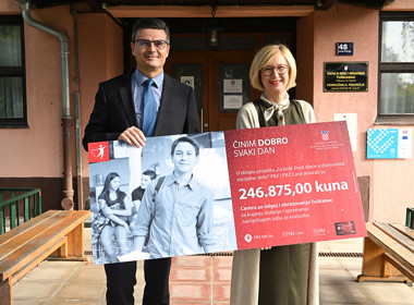 PBZ Grupa Centru za odgoj i obrazovanje Tuškanac donirala 246.875 kuna