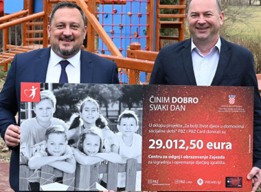 Zahvaljujući donaciji PBZ grupe, Centar za odgoj i obrazovanje Zajezda dobio novo dječje igralište