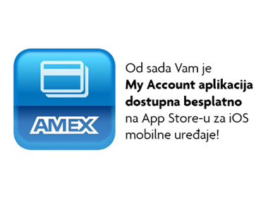 My Account iPhone aplikacija za pametne telefone