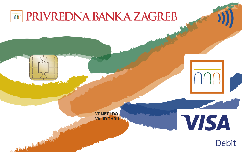 Visa Inspire - grupna kartica PBZ tekućeg računa