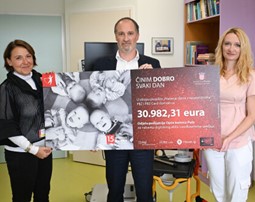 PBZ grupa donirala više od 30.000 eura Odjelu za pedijatriju pulske bolnice 
