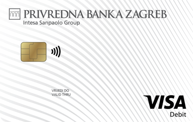 Visa Inspire - kartica PBZ tekućeg računa
