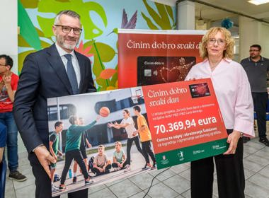 PBZ grupa donirala više od 70.000 eura Centru za odgoj i obrazovanje Šubićevac