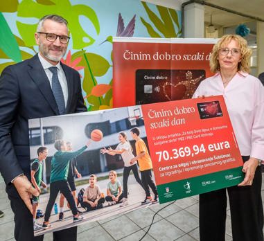 PBZ grupa donirala više od 70.000 eura Centru za odgoj i obrazovanje Šubićevac 